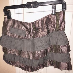 Bebe Grey Mini Skirt